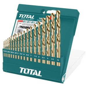 TOTAL Set burgija za metal,1-10mm TACSD0195