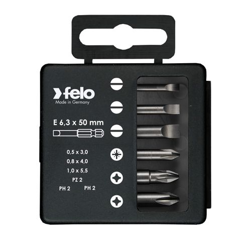 Set bitova Felo Industrial Bit-box Profi 50 mm SL/PH/PZ 03092516 6 kom slika 1