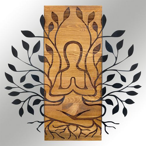 Wallity Meditation Black
Walnut Decorative Wooden Wall Accessory slika 4