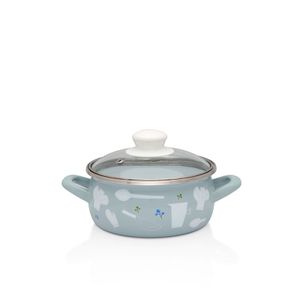 METALAC lonac / šerpa plitka princ 16 cm / 1.5 l sa staklenim poklopcem MASTER CHEF