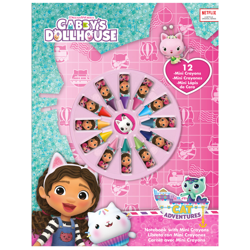 Gd00068 Bilježnica Sa Bojicama Gabbys Dollhouse slika 1