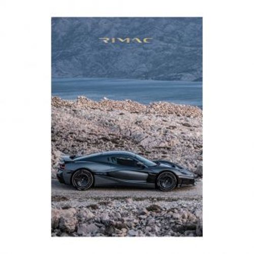 Bilježnica A4 40 listova karo automobili Rimac - SORTO ARTIKL slika 2