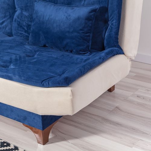 Kelebek - Dark Blue, Cream Dark Blue
Cream 3-Seat Sofa-Bed slika 5