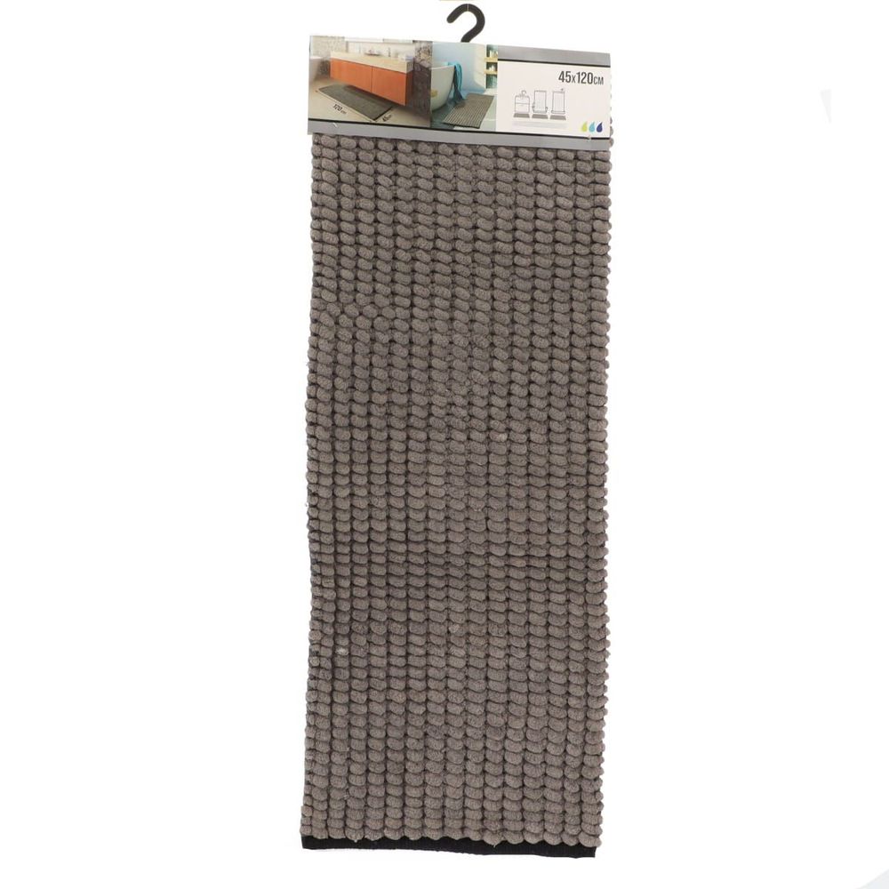 TENDANCE Prostirka za kupatilo 45x120cm Siva slika 2