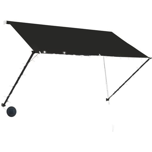 Tenda na uvlačenje s LED svjetlima 250 x 150 cm antracit slika 17