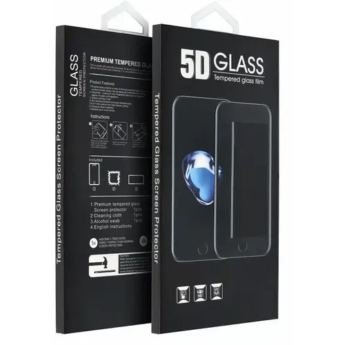 5D Full Glue kaljeno staklo za Redmi Note 13 5G / Redmi Note 13 Pro 4G crno slika 1