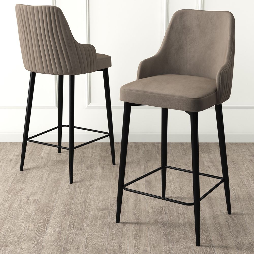 Enox - Set Bar Stolica Cappuccino, Crni (4 Komada) slika 2