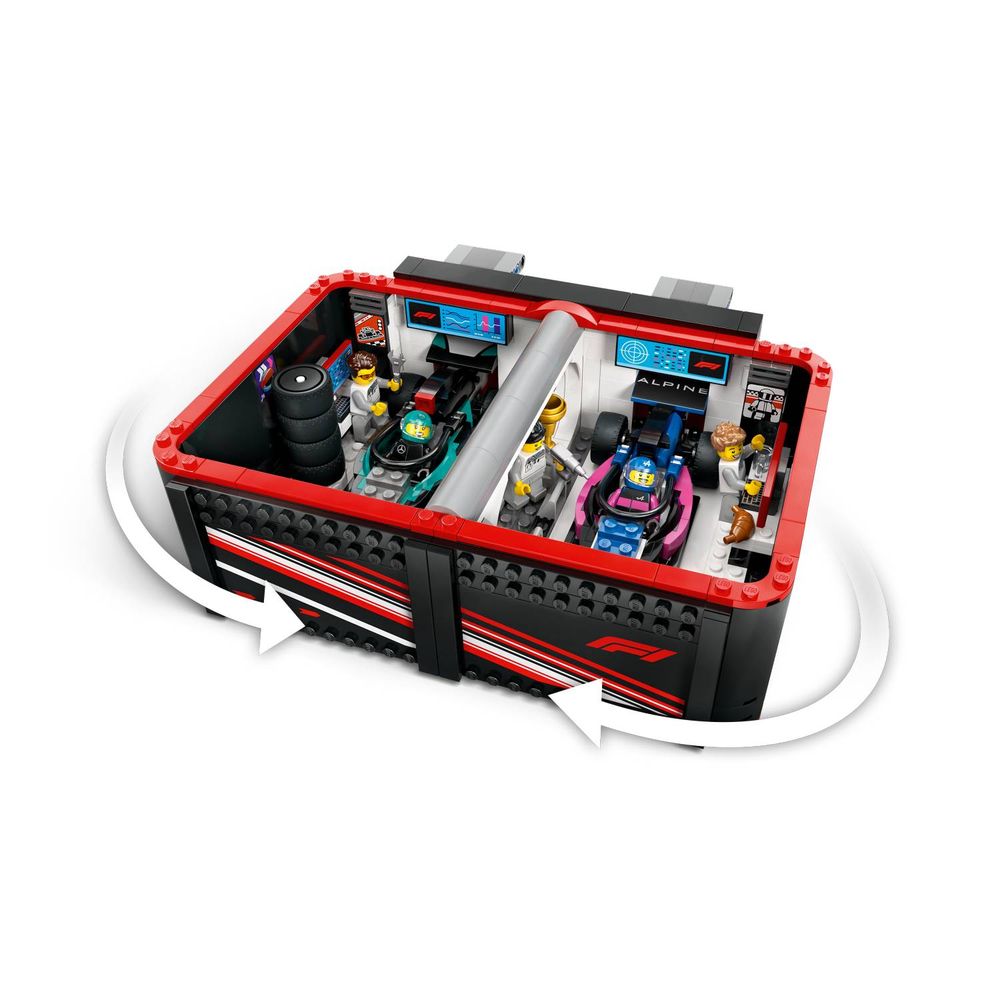 LEGO 60444 Garaža za F1® sa autima Mercedes-AMG i Alpine slika 4