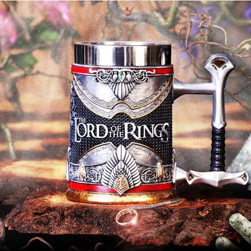 NEMESIS NOW LORD OF THE RINGS ARAGORN TANKARD slika 8