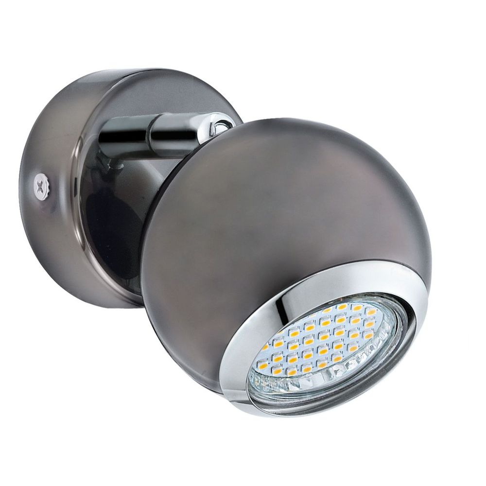 Eglo Bimeda reflektor/1, led, gu10, 1x3w, 240lm, nikl crni/krom  slika 8