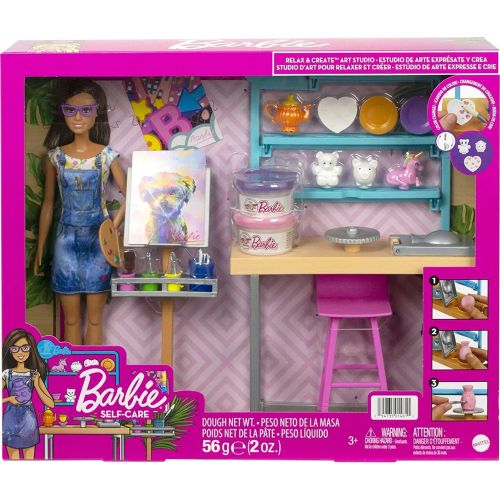 Barbie lutka set Relax & Create Art Studio HCM85 slika 1