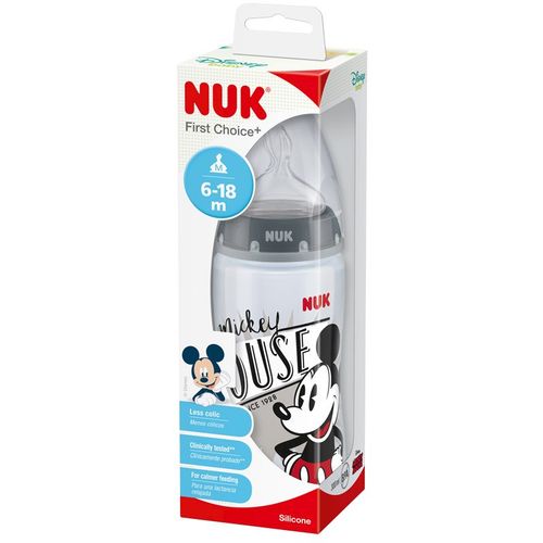 Nuk fc+ bočica Mickey/ Minnie 300 ml 6-18m sort slika 1