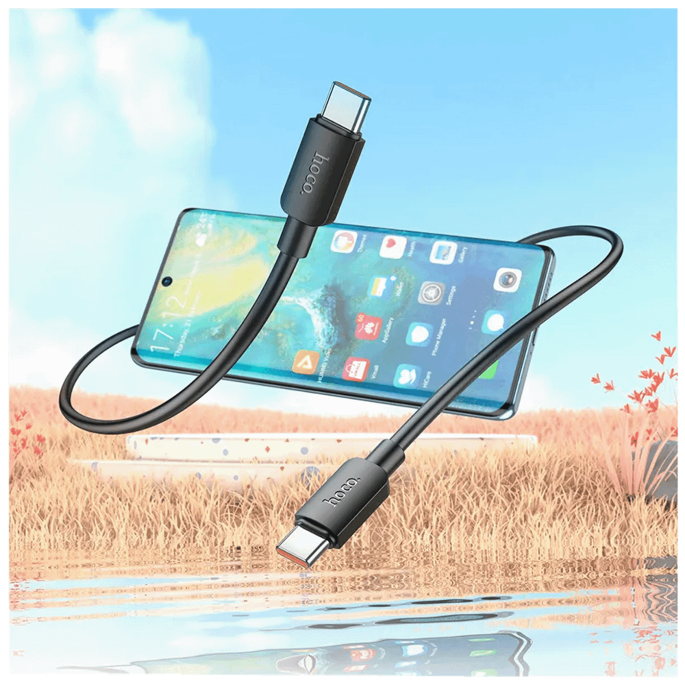 hoco. USB kabl za smartphone, type C, 60W, crna - X96 Hyper, 60W, Black slika 5