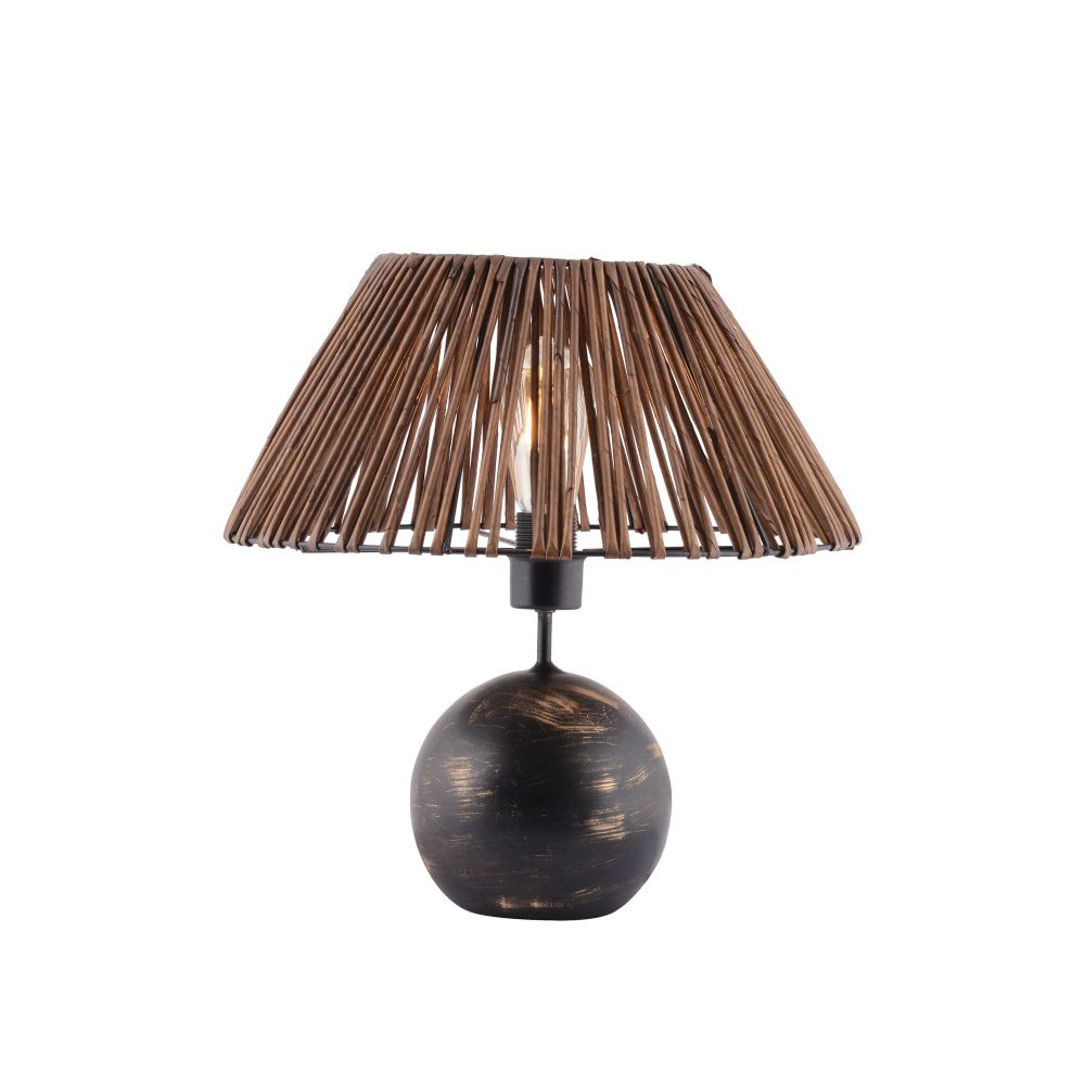 Lampa za sto Balloon Bamboo u crnoj, bijeloj i zlatnoj boji slika 5