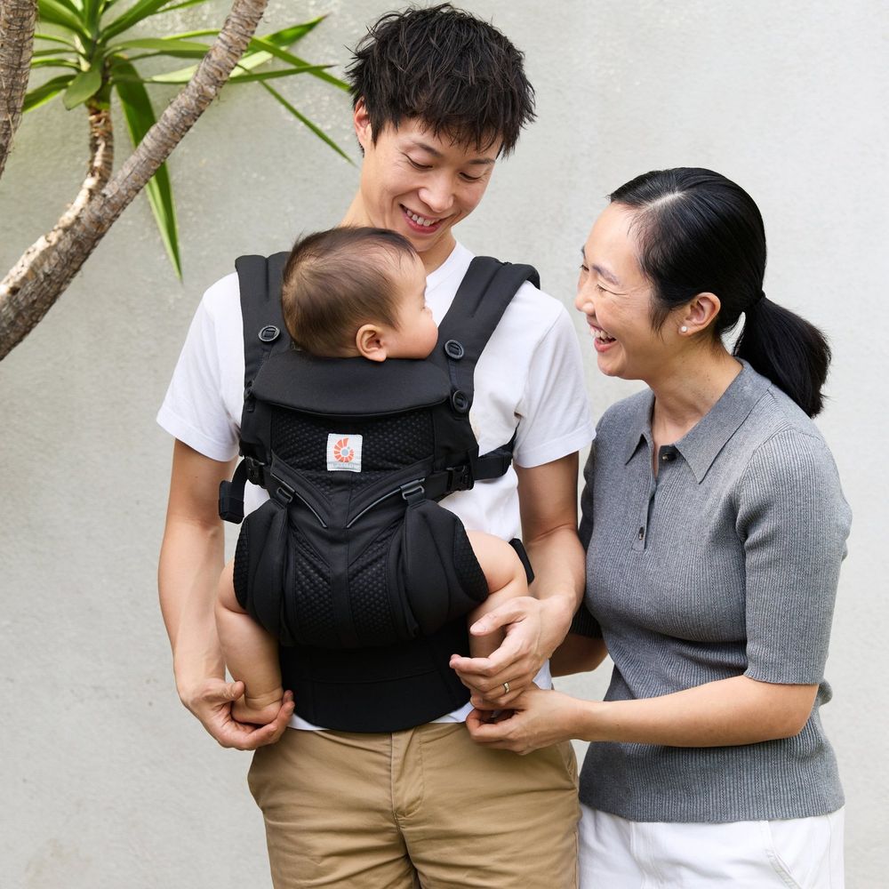 Ergobaby Omni 360 nosiljka Cool Air, Onyx Black slika 12