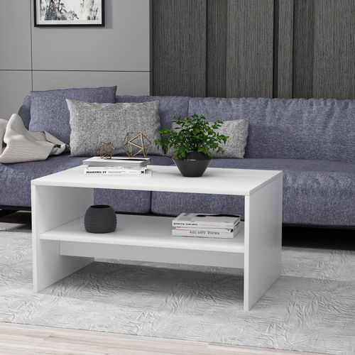 Apollon - White White Coffee Table slika 2