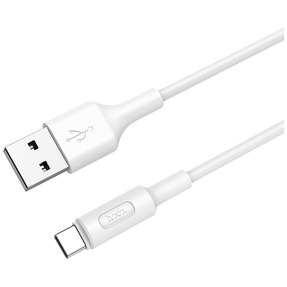 hoco. USB kabl za smartphone, USB type C kabl, 1 met, 2 A,bijela - X25 Soarer USB type C, White slika 3