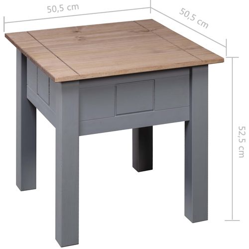 Noćni ormarić sivi 50,5x50,5x52,5 cm borovina asortiman Panama slika 21