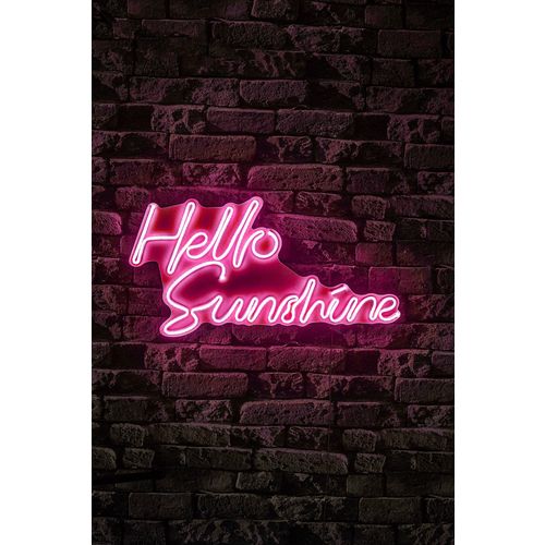 Wallity Zidna LED dekoracija, Hello Sunshine - Pink slika 4