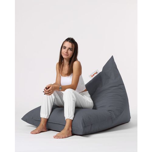 Atelier Del Sofa Pyramid Big Bed Pouf - Fume Fume Garden Bean Bag slika 6