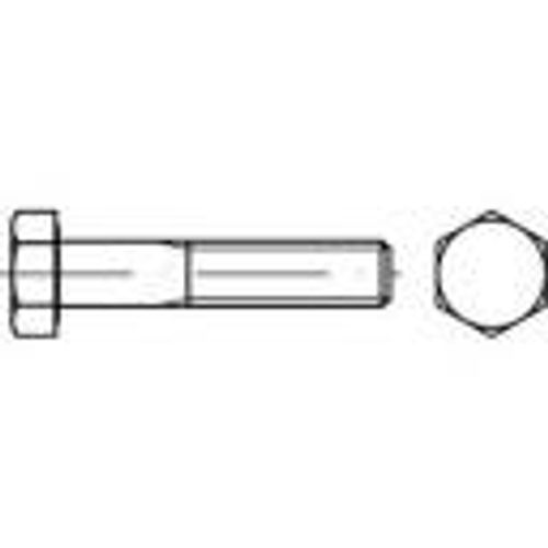 TOOLCRAFT TO-5449365 vijak s šesterokutnom glavom M10 50 mm vanjski šesterokutni DIN 931 mjed 100 St. slika 1