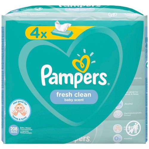 Pampers  vlažne maramice  Fresh 4x52 kom slika 1