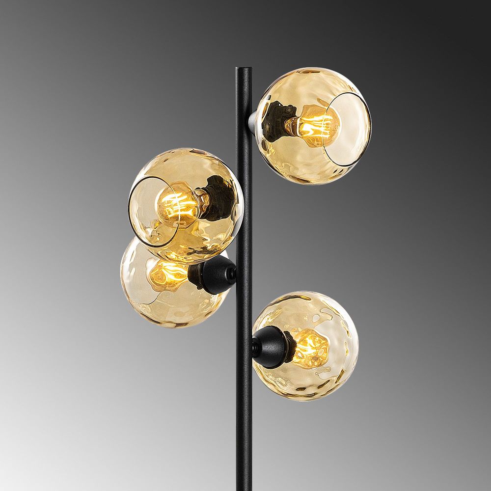 Podna Lampa Benek 15-14534 - Žuta i Crna slika 7