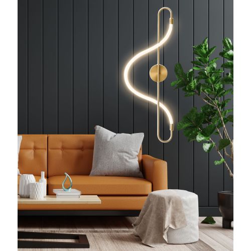 TOOLIGHT APP858-W Long Gold LED zidna svjetiljka slika 10