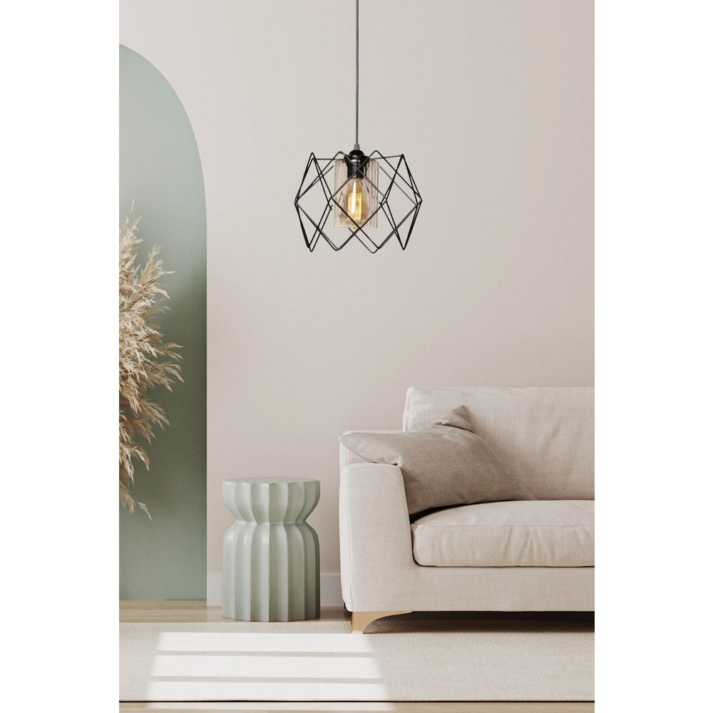 LB030 Black Chandelier slika 1