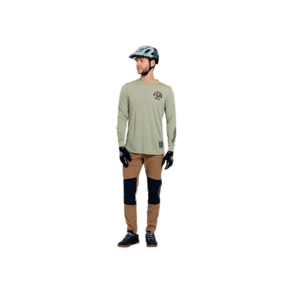 Dres TLD Skyline LS Ride Tee Stamps Sage slika 7