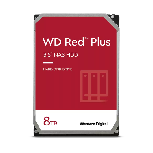 WD Red Plus WD80EFPX 8TB, 3,5", 256MB, 5640 rpm WD80EFPX slika 1