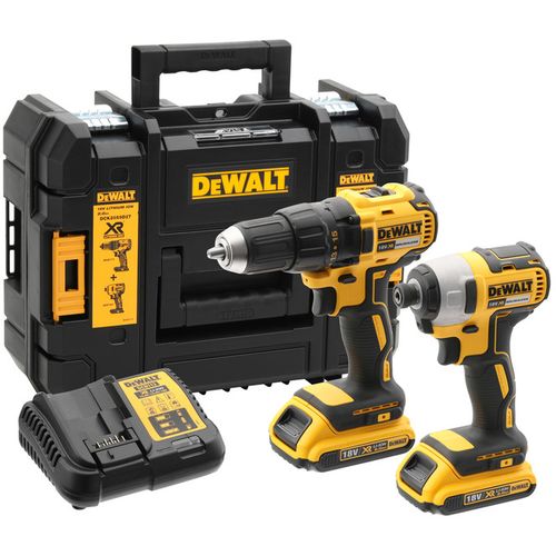 DEWALT DCK2059D2T aku 18v set dcd777, dcf787 + 2x 2.0ah tstak  slika 1