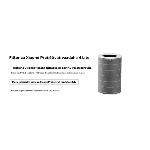 Filter za Xiaomi Prečišćivač vazduha 4 Lite slika 7