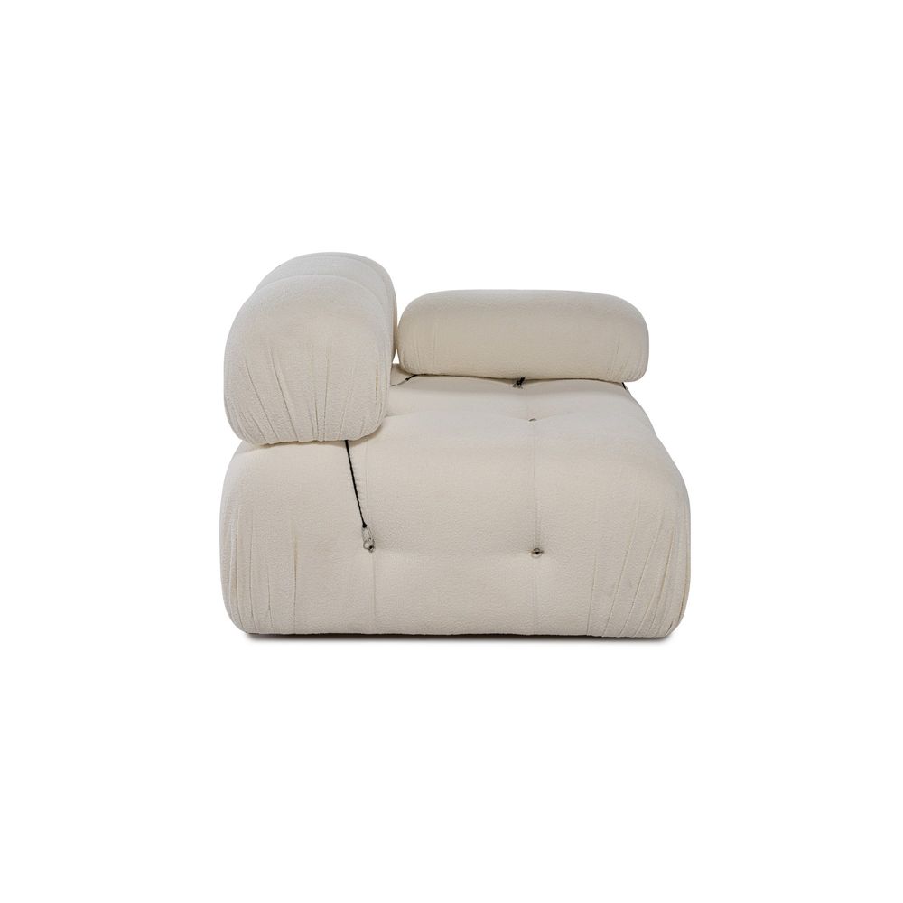 Bubble 1R - Bež Bijeli Sofa za Jednu Osobu slika 4