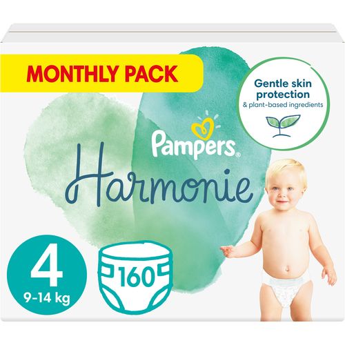 Pampers Harmonie Premium Cotton Pelene, Mjesečno pakiranje XXL slika 2