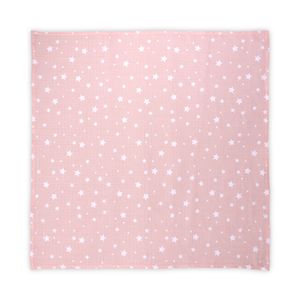 LORELLI dekica za previjanje muslin 80/80 Cm Rose With Stars