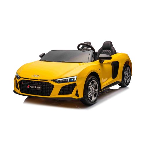 Licencirani auto na akumulator Audi Spyder R8 LIFT STRONG - dvosjed - žuti slika 2