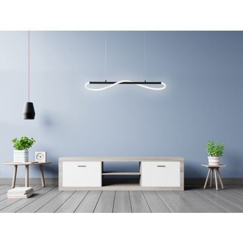 LED stropna svjetiljka App853-CP Long Black slika 5