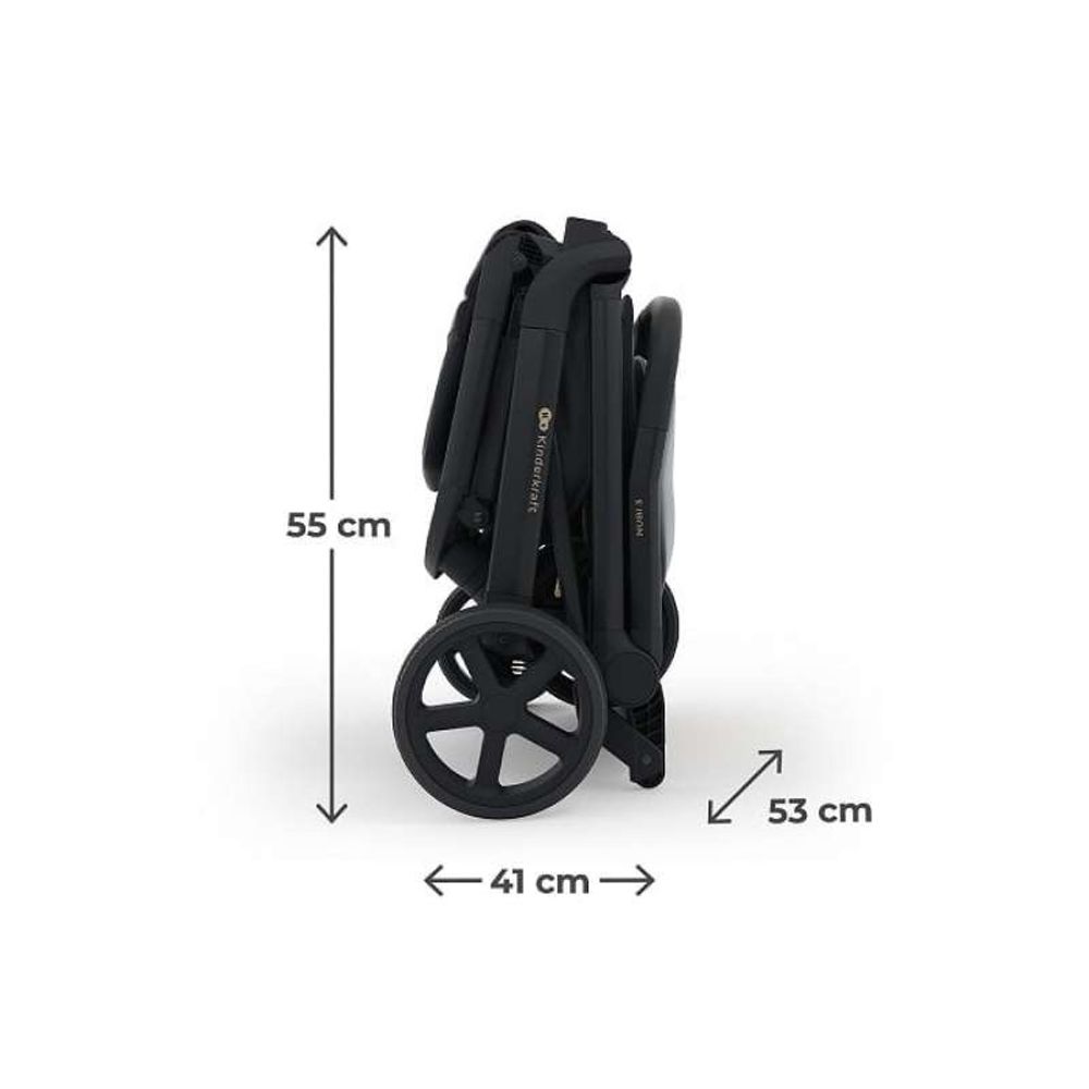Kinderkraft Kolica za bebe Nubi 3, Midnight Black slika 7