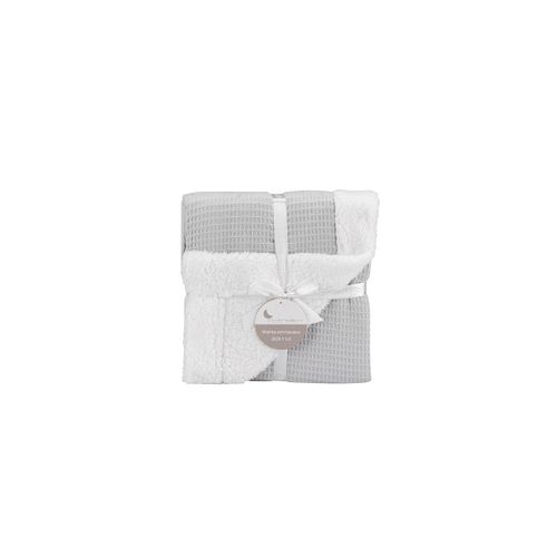 InterBaby Dvostrana Dekica 110x80 Honeycomb Grey slika 4