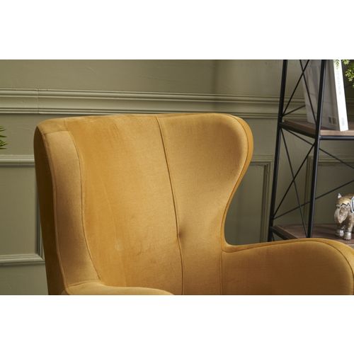 Karina - Gold Gold Wing Chair slika 3