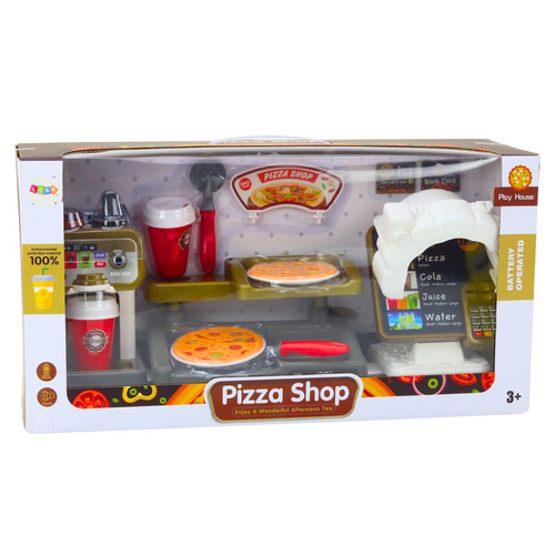 Pizza Shop set - Aparat za kavu, Pića, Kasa slika 4