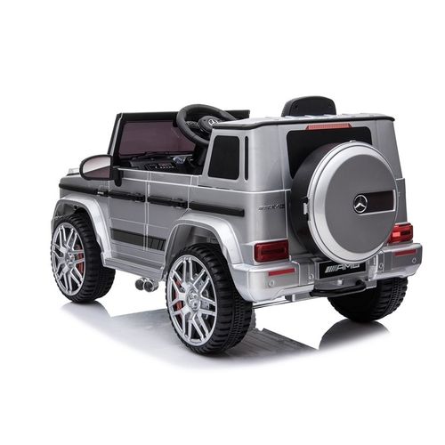 Licencirani Mercedes G63 AMG srebrni lakirani - auto na akumulator slika 5