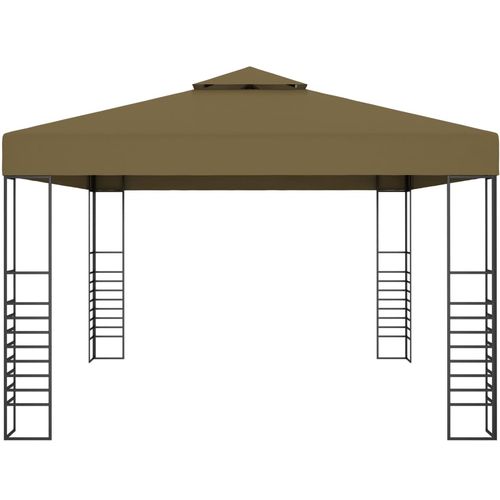 Sjenica 3 x 4 m smeđe-siva 180 g/m² slika 10