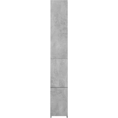 Kupaonski ormarić siva boja betona 25 x 25 x 170 cm od iverice slika 4