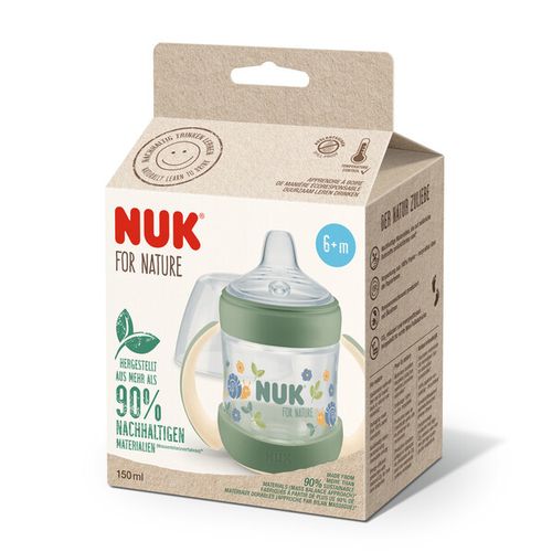 NUK plastična bočica For Nature bočica za učiti piti 150ml 6+ temp multicolor 10215366 slika 2