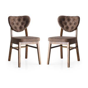 Elma - Smeđa Stolica Set (2 Komada)