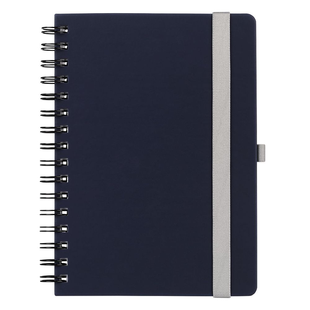 MONDO WIRE, notes sa spiralom A5 formata ,plavi slika 1