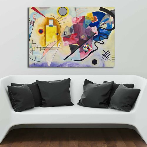 70100KANDINSKY028 Multicolor Decorative Canvas Painting slika 1