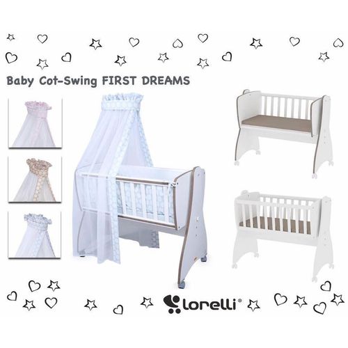 LORELLI FIRST DREAMS Kolijevka White 90 x 40 cm slika 3